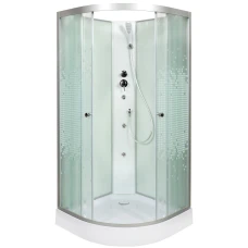 Душевая кабина Deto L 901 N 100х100 без крыши с гидромассажем